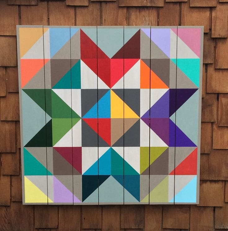 Flower Barn Quilt Painting Painted Barn Quilts Barn Quilt Patterns | My ...